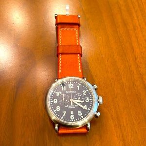 Like new! Shinola Runwell Chrono 41MM Men’s Watch